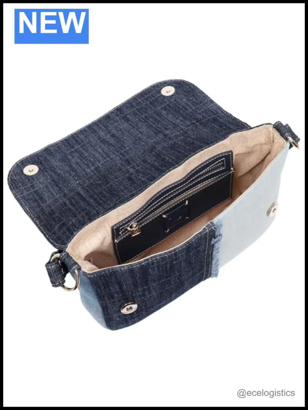 N/A patchwork denim